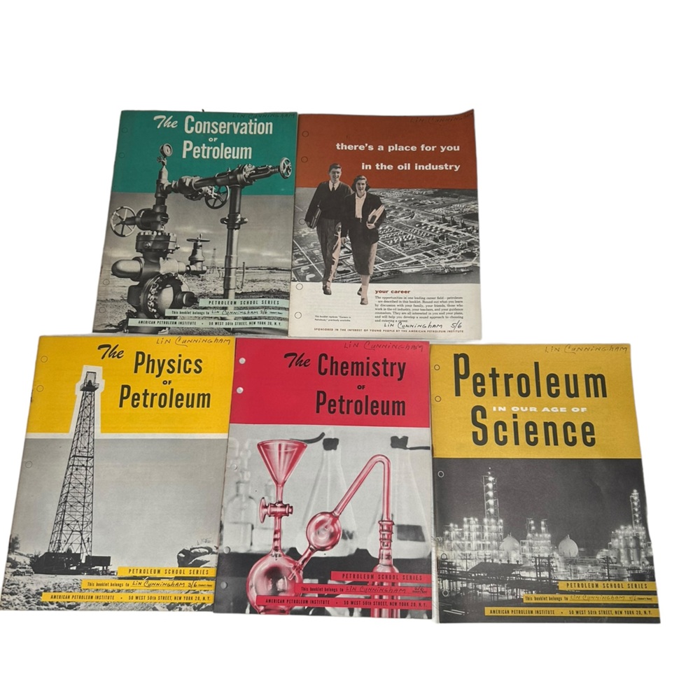 VTG Science Education American Petroleum, Oil School Series 5 Booklets 1950's.